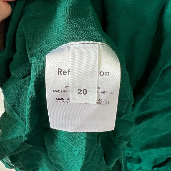 Reformation Emersyn Dress in Emerald Green, New without Tags - Picture 6 of 9